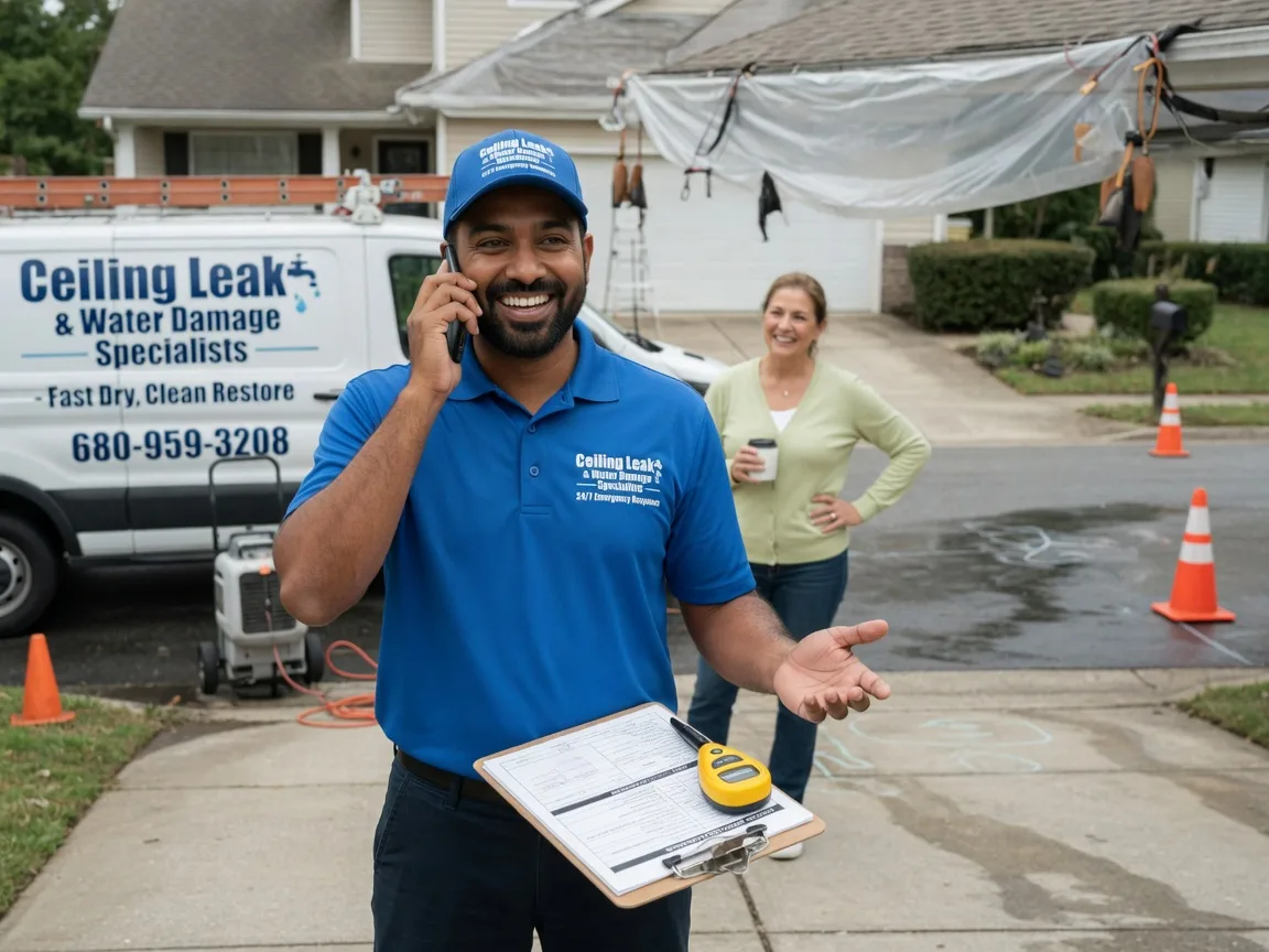 Ceiling Leak Cleanup Abie, NE FAQs